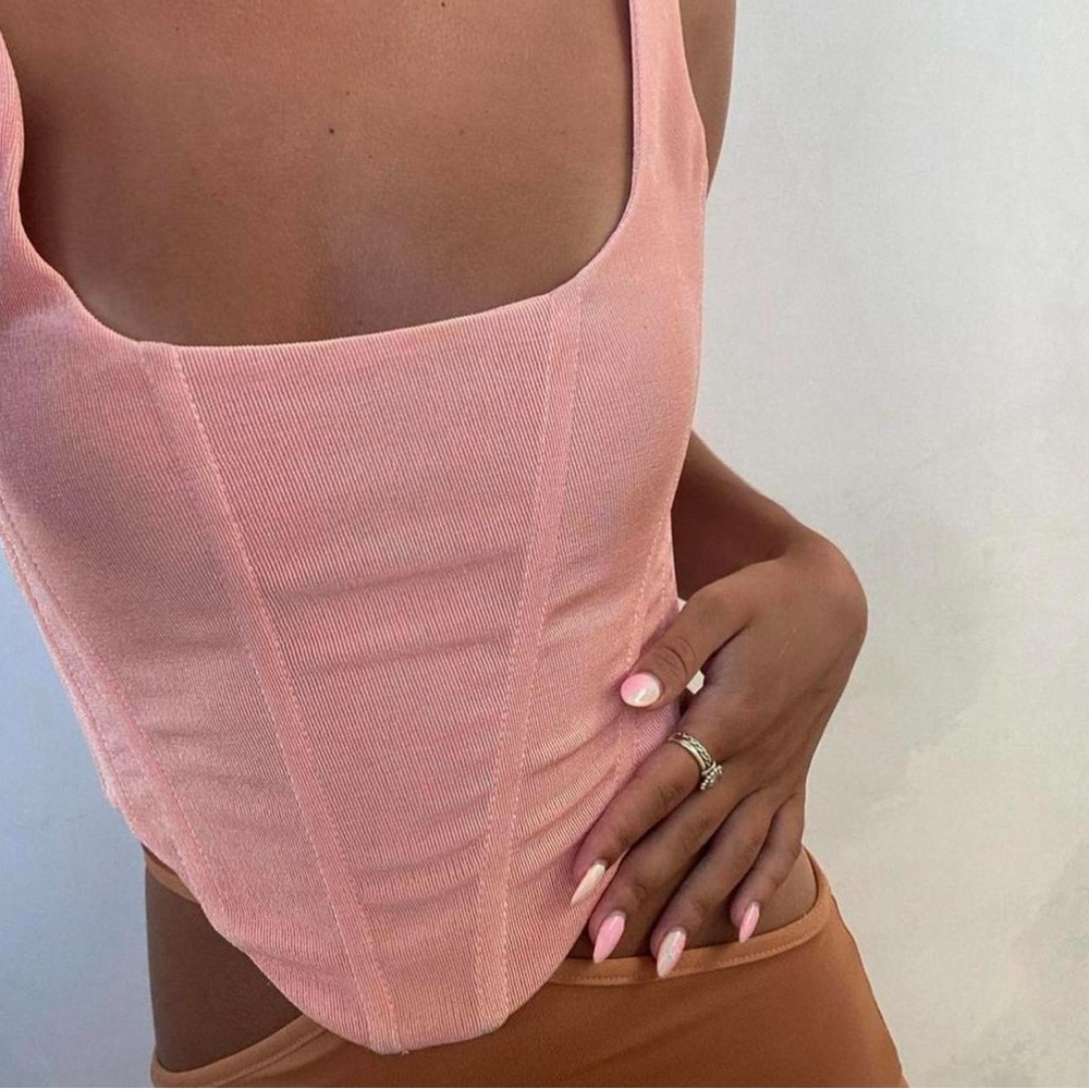 WithJéan Cindy Corset in Peach